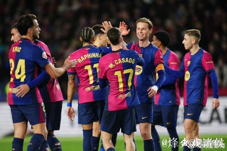 巴萨若今夜取胜，将创2017年以来首次连续7场西甲净胜2球以上纪录